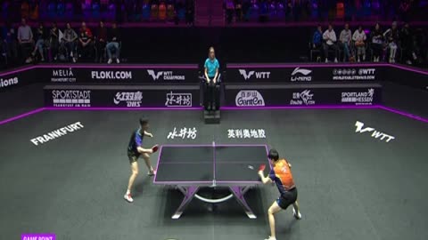 Lin Yun-ju Shocks Ma Long to Win the 2023 Men's WTT Champions Frankfurt Title