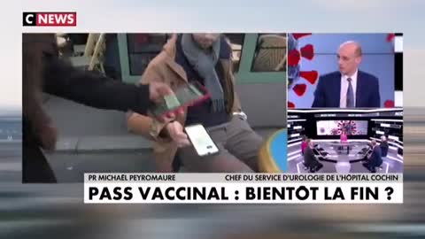 20220216 CNEWS PR PEYROMAURE Le pass vaccinal ne sert plus à grand chose