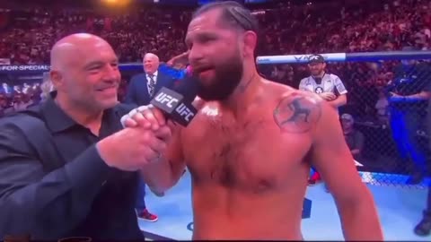 Jorge Masvidal at UFC 287 Recognizes Trump... Let's Go Brandon!!!