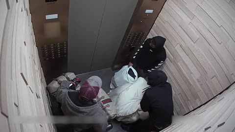 FACE TIME: Bungling Home Robbers' Faces Filmed By Lift Security Camera