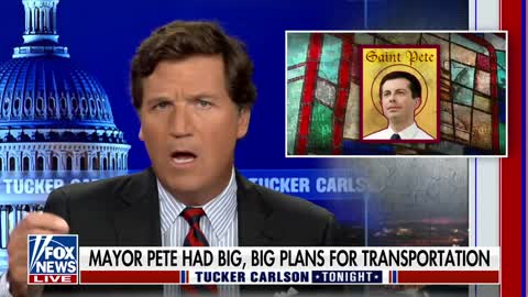 Tucker Carlson- Pete Buttigieg learned some roads are too racist to fix