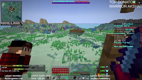Minecraft Live Stream Public Smp Java+Bedrock 24/7 Join.SMP With Icky Yt multi with cana tpn
