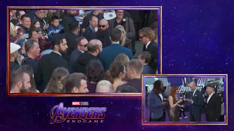 Christopher Markus & Stephen McFeely (Screenwriters) LIVE from the Avengers Endgame Red Carpet