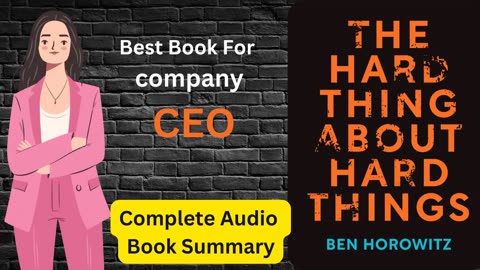 The Hard Thing About Hard Things Book by Ben Horowitz | How to be the CEO of a technology company