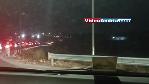 Incidente Andria-Trani: lunga coda d'auto