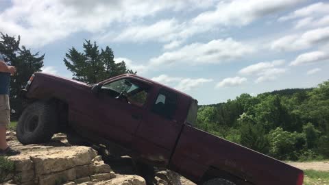 Silverado trying The Ledges Tuttle ORV