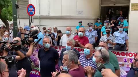 Greece: healthcare workers, civilians protest vaccine passports and mandated Sept 2, 2021