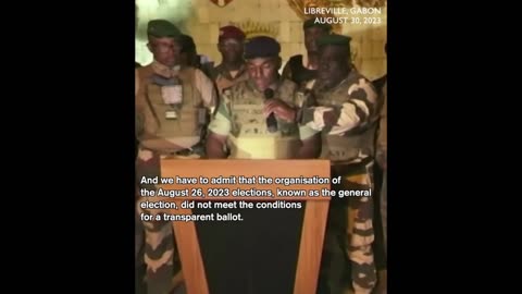 Military coup in Gabon president Ali Bongo removed