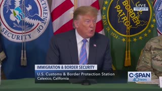 Trump at border security roundtable reveals 'our new statement'