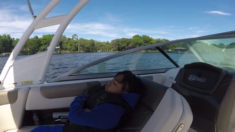 Blasian Babies Family Cruise The Saint Johns River In The 2019 Chaparral 210 SunCoast, Part 2