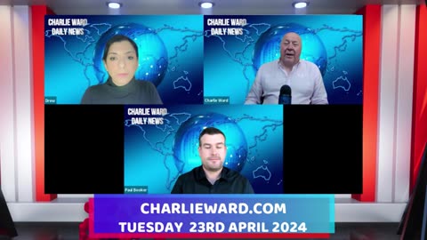Charlie Ward DAILY NEWS with PAUL & DREW - 042324 - NO SUCH THING AS MUSLIM TERRORISTS (period)