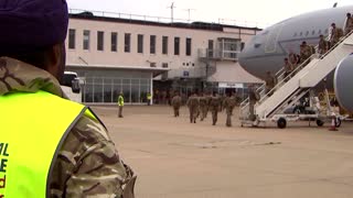 Troops return home as UK ends Afghanistan evacuation