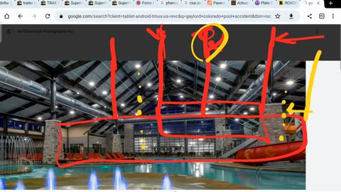 Gaylord Colorado Pool Accident appears rafter to ductwork anchor hanger failure, part A