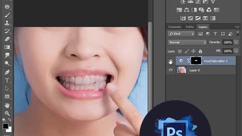 How To Whiten Yellow Teeth In Photoshop