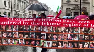 Thousands protest in London against Iran regime