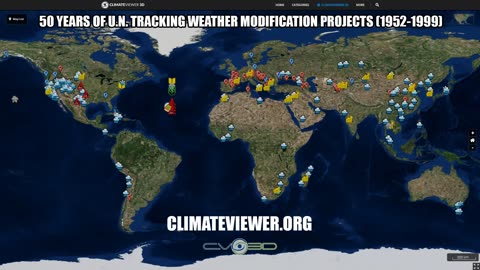 U.N. Tracking Weather Modification Projects (1952-1999) - Hard Evidence