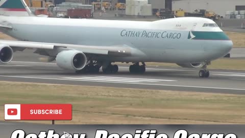 Cathay Pacific Cargo B747 Takeoff