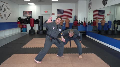 Correcting common errors executing the American Kenpo technique Locked Wing