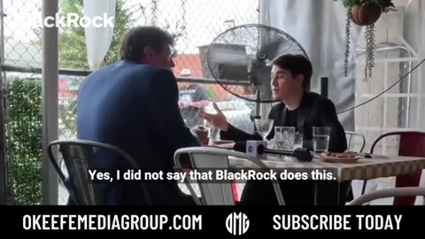 BlackRock Recruiter LOSES IT After Getting Confronted By James O'Keefe