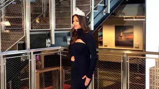 Miss Universe Harnaaz Sandhu visits the Empire State Building