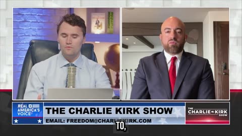 "We Need a Lawfare Nuclear Non-Proliferation Agreement." On Charlie Kirk (July 2023)