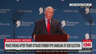 Pence Stabs Trump in Back