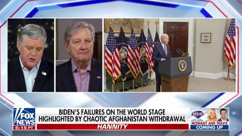 Biden's report on US withdrawal from Afghanistan is a 'fable': Sen. John Kennedy