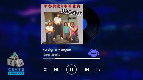 Foreigner - Urgent (Stoto Remix) | Crate Records