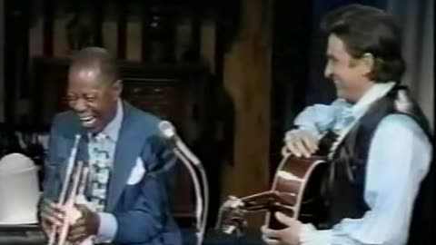 Johnny Cash with Tennessee Ernie Ford - First Edition - Louis Armstrong = Johnny Cash Show 1970