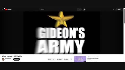 GIDEONS ARMY THURSDAY 3/7/24 @ 930 AM EST !!!