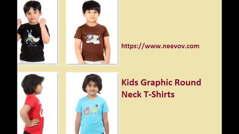 Kids Funny Graphic Printed Chocolate Colour Tee Shirts