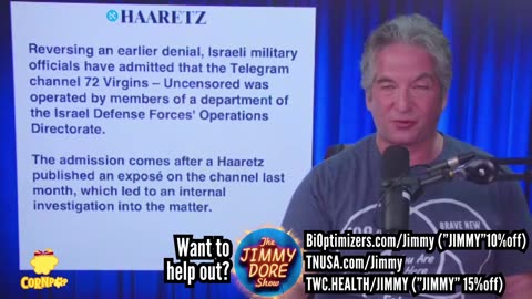 Israel dossier confirms IDF running propaganda operations in Gaza | The Jimmy Dore Show