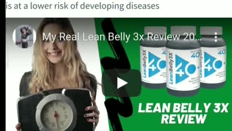 How to lose BELLY FAT faster with Lean Belly 3X