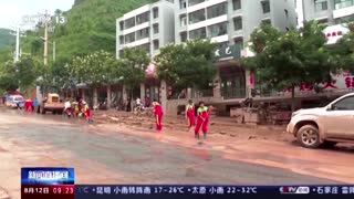 People missing after flash floods in China