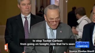 Chuck Schumer Called for Rupert Murdoch to STOP Tucker Carlson, Just over 1 Month Ago