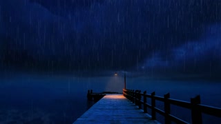 Heavy Rain and Thunder for Sleep Lightpost Dock