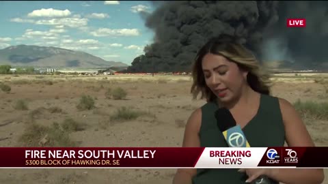 AMERICA UNDER ATTACK: Huge Industrial Fire Erupts Near Albuquerque, New Mexico
