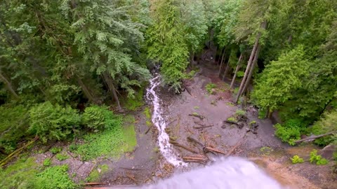 Experience the Majesty of Canada's Waterfalls from a New Perspective: Captured by Drone