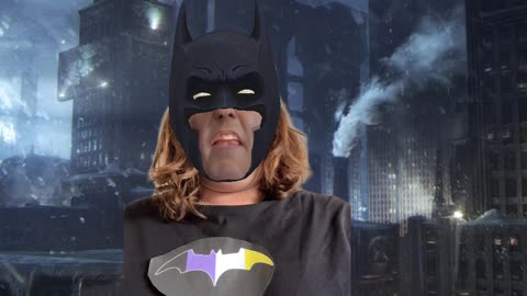 Non-Binary Batman "ChatGPT Episode" #comedy #comedian #batman #superhero #sketch #crowder #mattwalsh