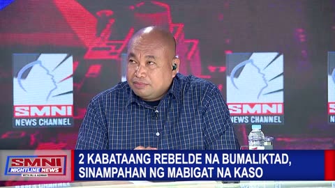 2 kabataang rebelde na bumaliktad, sinampahan ng mabigat na kaso