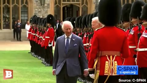 King Charles III Guides Confused-Looking Biden at Castle Ceremony | BREITBART