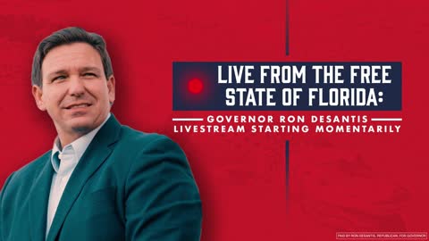 Governor DeSantis Speaks at Keep Florida Free Pit Stop in Escambia County