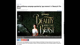 'DISNEY GOES GAY IN 2017! BEAUTY AND THE BEAST GAY AGENDA TARGETING KIDS!' - 2017