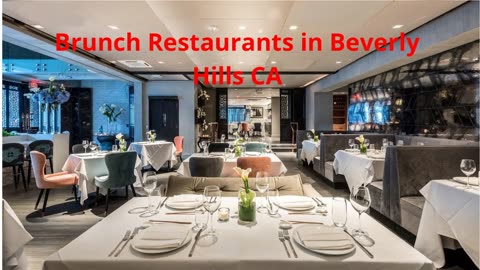Crustacean Brunch Restaurant in Beverly Hills, CA