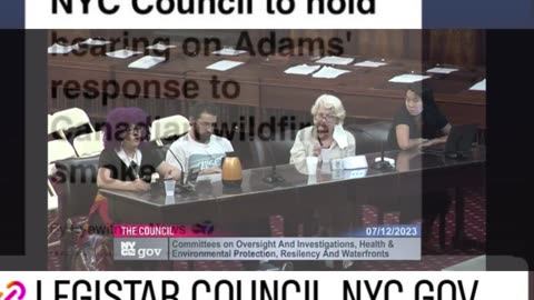 July 12, 2023 NYC COUNCIL MEETING ON AIR QUALITY