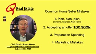 Common Home Seller Mistakes - Your Home Seller's Journey - 2 of 5