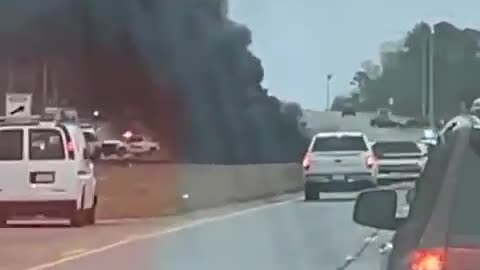 UH-60 Black Hawk helicopter crashed on Highway 53 near Huntsville, Alabama - killing all on board