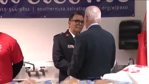 G.I. JOE: Watch Biden Mix Up Salvation Army with the Secret Service While in El Paso