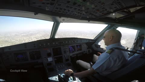 Hand Flying the A320 in Abha, elevation 6860', Rwy 31
