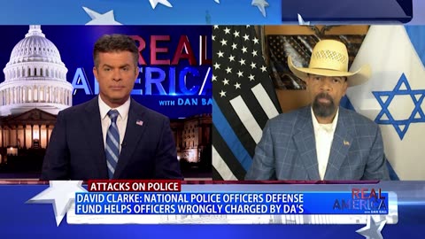 REAL AMERICA -- Dan Ball W/ Sheriff David Clarke, Cops Under Attack, 4/12/24